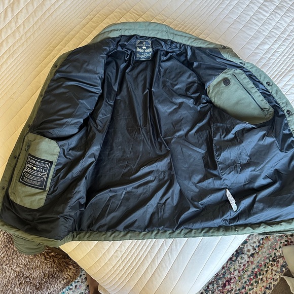 United By Blue Green Quilted Field Jacket - Picture 4 of 7